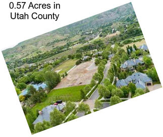0.57 Acres in Utah County