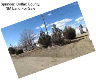 Springer, Colfax County, NM Land For Sale