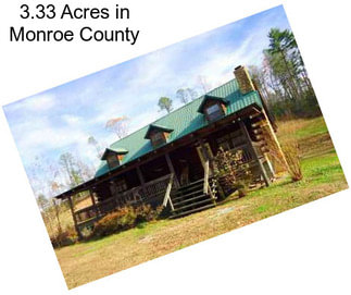 3.33 Acres in Monroe County