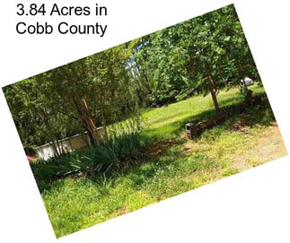 3.84 Acres in Cobb County