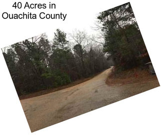 40 Acres in Ouachita County