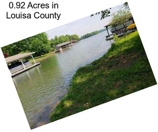 0.92 Acres in Louisa County