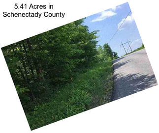 5.41 Acres in Schenectady County