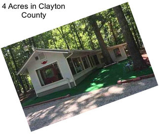 4 Acres in Clayton County