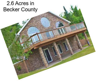 2.6 Acres in Becker County