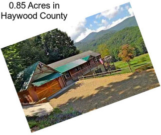 0.85 Acres in Haywood County