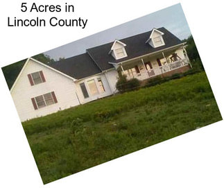 5 Acres in Lincoln County