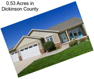 0.53 Acres in Dickinson County