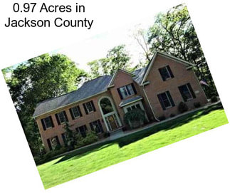 0.97 Acres in Jackson County