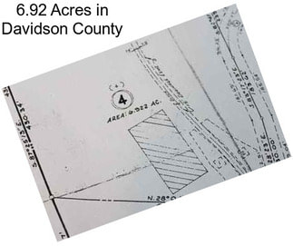 6.92 Acres in Davidson County