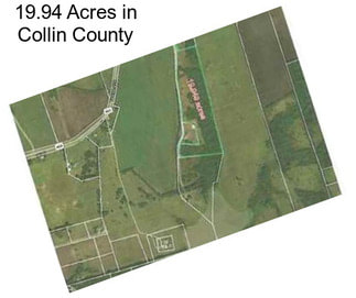 19.94 Acres in Collin County