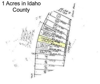 1 Acres in Idaho County