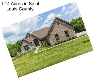 1.14 Acres in Saint Louis County