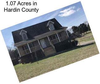1.07 Acres in Hardin County