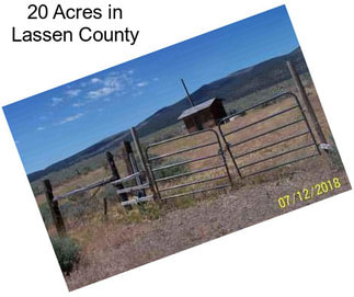 20 Acres in Lassen County