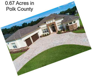 0.67 Acres in Polk County