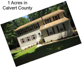 1 Acres in Calvert County