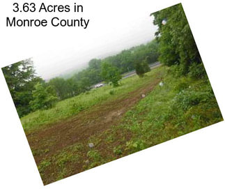 3.63 Acres in Monroe County