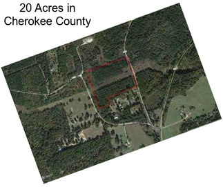 20 Acres in Cherokee County