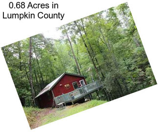 0.68 Acres in Lumpkin County