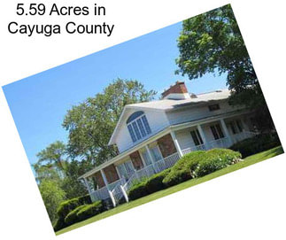 5.59 Acres in Cayuga County