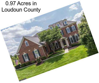 0.97 Acres in Loudoun County