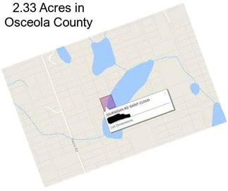 2.33 Acres in Osceola County