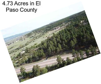 4.73 Acres in El Paso County