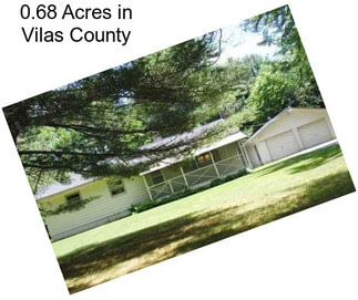 0.68 Acres in Vilas County