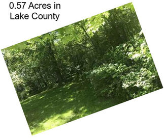 0.57 Acres in Lake County