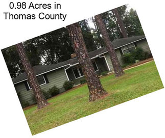 0.98 Acres in Thomas County