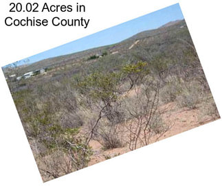 20.02 Acres in Cochise County