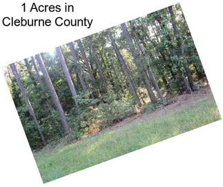 1 Acres in Cleburne County