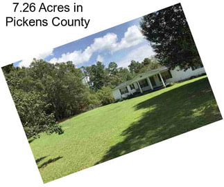 7.26 Acres in Pickens County