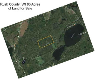 Rusk County, WI 80 Acres of Land for Sale
