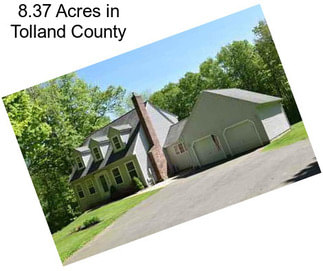 8.37 Acres in Tolland County