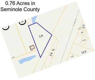 0.76 Acres in Seminole County