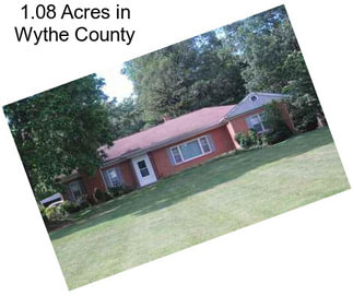 1.08 Acres in Wythe County