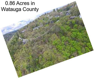 0.86 Acres in Watauga County