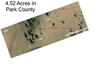 4.52 Acres in Park County