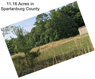 11.16 Acres in Spartanburg County