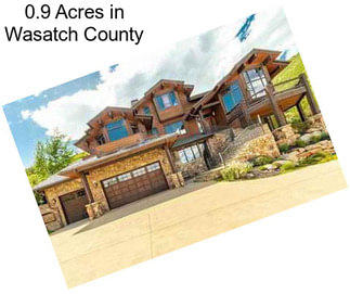 0.9 Acres in Wasatch County
