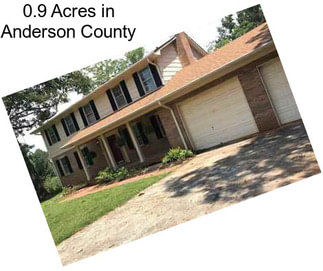 0.9 Acres in Anderson County