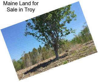 Maine Land for Sale in Troy