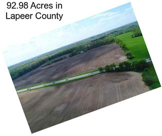 92.98 Acres in Lapeer County