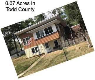0.67 Acres in Todd County