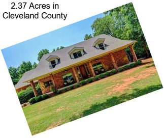 2.37 Acres in Cleveland County