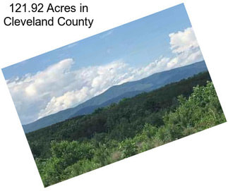121.92 Acres in Cleveland County