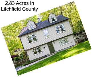 2.83 Acres in Litchfield County