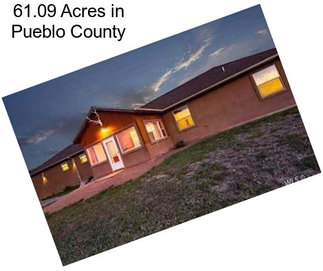 61.09 Acres in Pueblo County